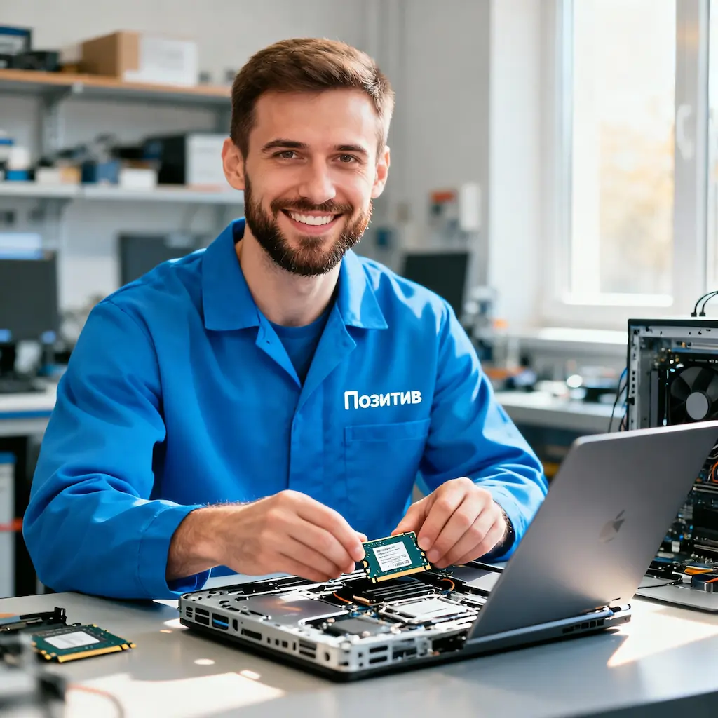 заменить HDD на SSD на ноутбуке в Колпино