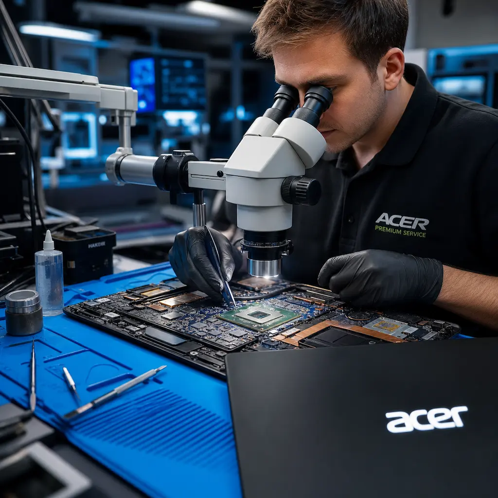 Замена видеокарты ноутбука Acer в Колпино