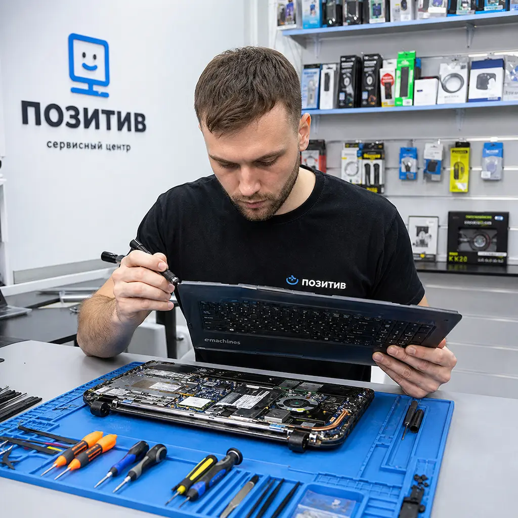 заменить клавиатуру на ноутбуке Emachines в Колпино