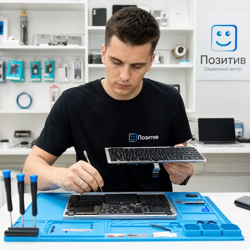 заменить клавиатуру на Apple Macbook в Колпино