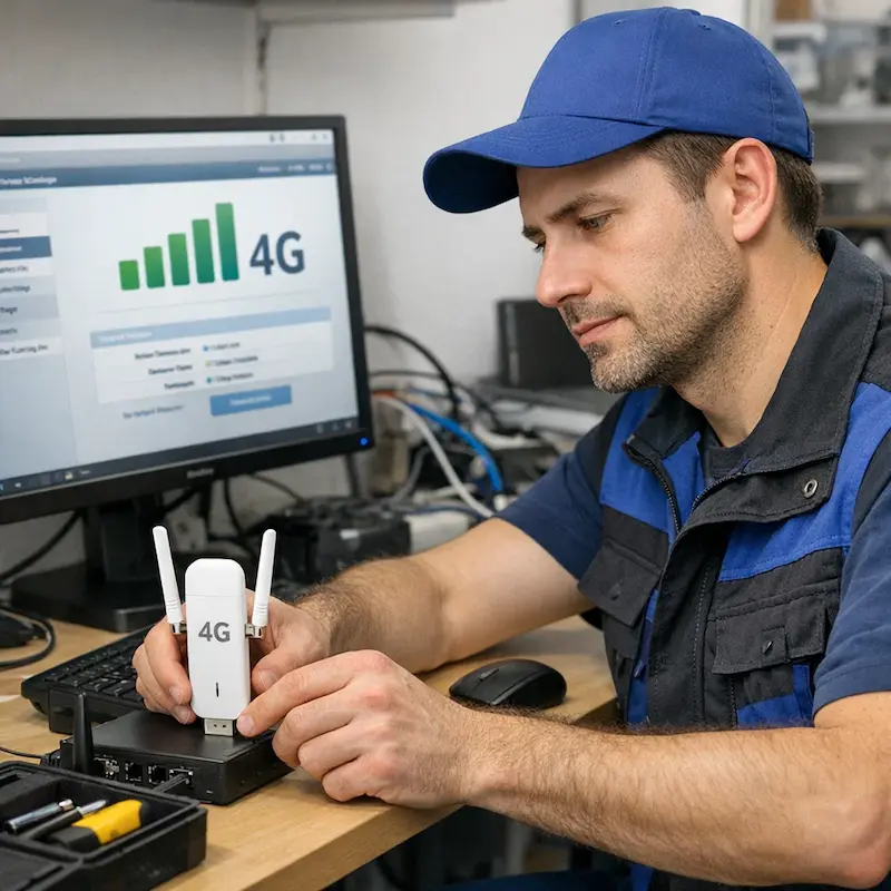 Настройка LTE модема в Колпино