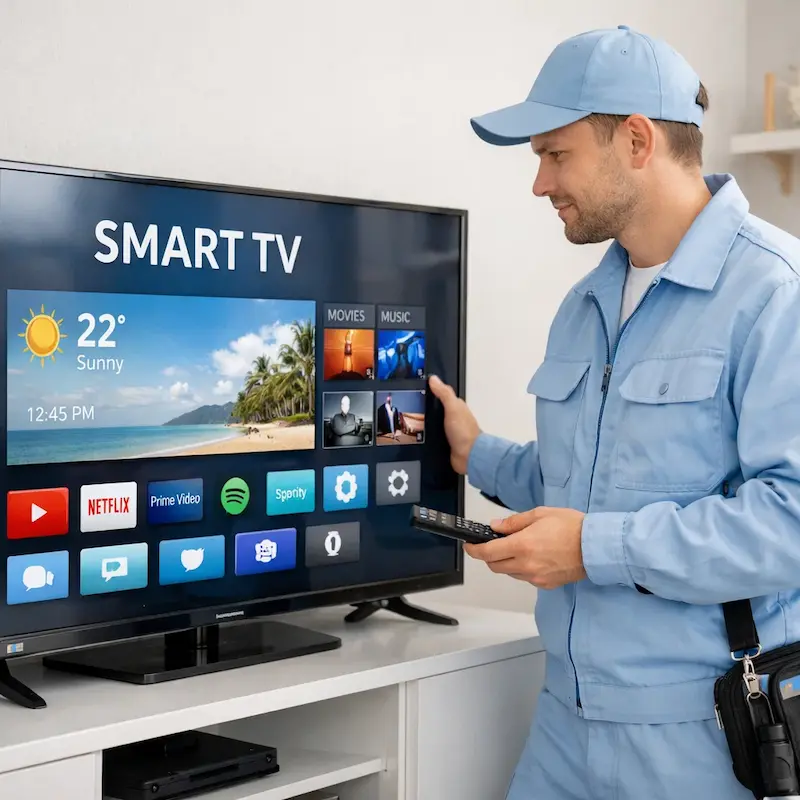 Настройка Smart TV в Колпино