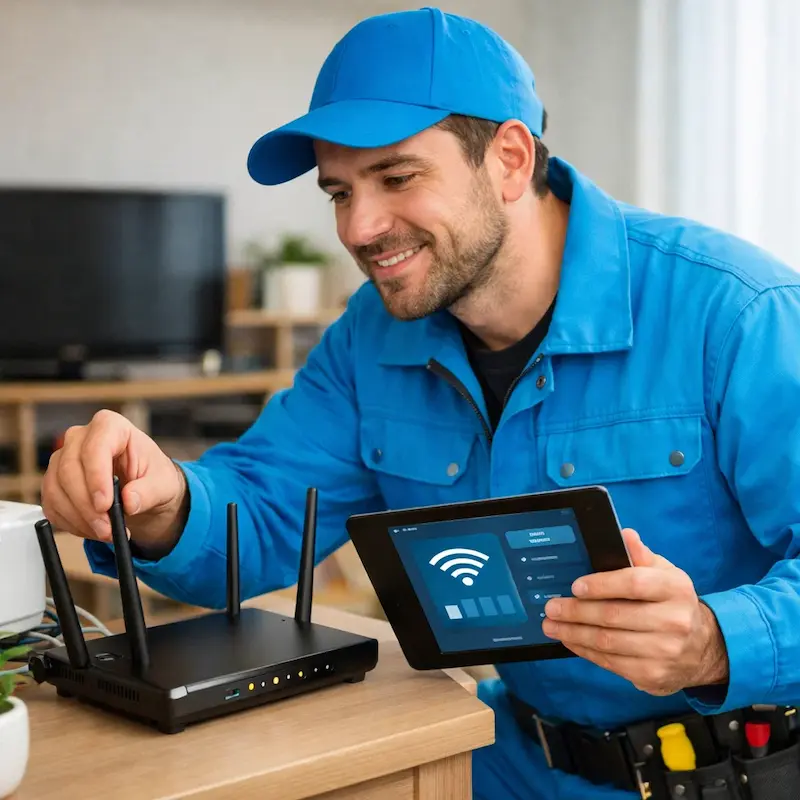 Настройка Wi-Fi для квартиры, дома и офиса в Колпино