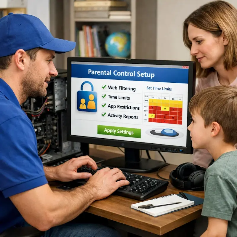 установка родительского контроля в Колпино