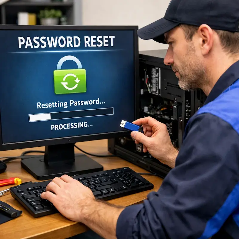 Удаление пароля на компьютере в Колпино