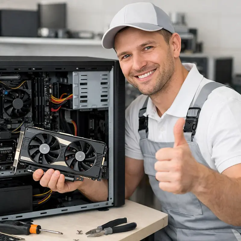 Замена видеокарты ПК в Колпино