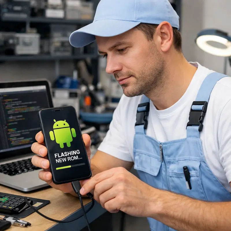 Прошивка Android в Колпино