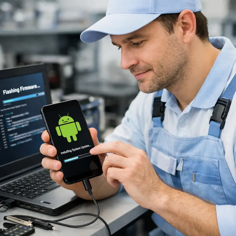 Перепрошить телефон в Колпино