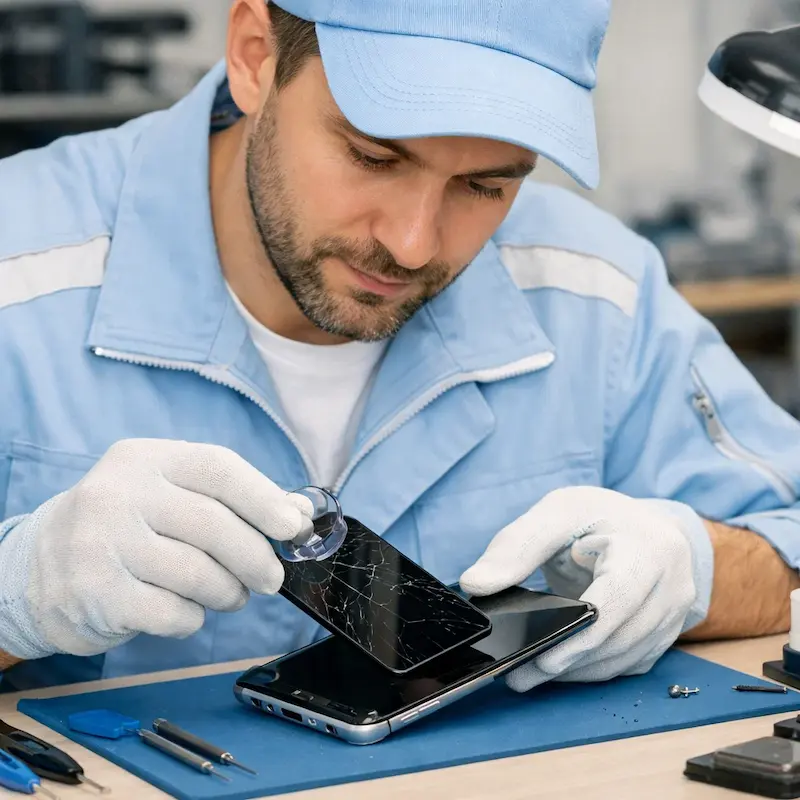 Заменить сенсорное стекло на смартфоне в Колпино