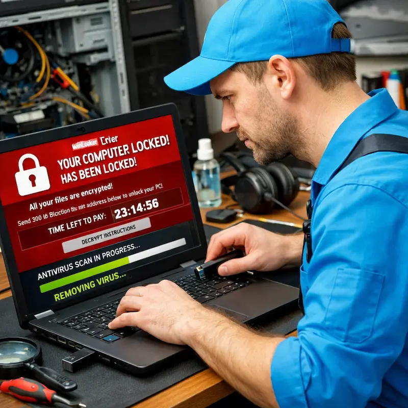 Удалить винлокер в Колпино